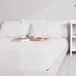 Atmosphère Fitted Sheet, Solid, 160 x 200 cm, ZZZ, White