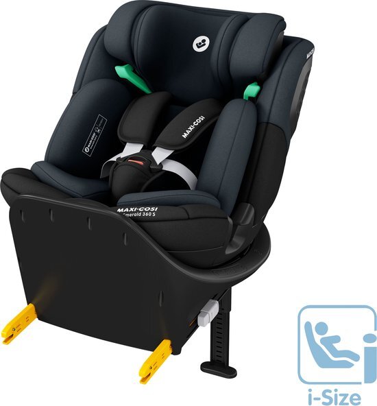 Maxi-Cosi Emerald 360 S - Autostoel - Tonal Black - Vanaf de geboorte tot 12 jaar