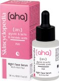 Skincyclopedia Nacht Peeling Gezichtsserum – Melkzuur, Glycolzuur, Mandelzuur & PHA’s – Egaliseert Teint & Vermindert Fijne Lijntjes – 30ml