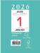 Exacompta Scheurkalender Wandmontage 9.8 x 13.4 cm Neutraal 2026