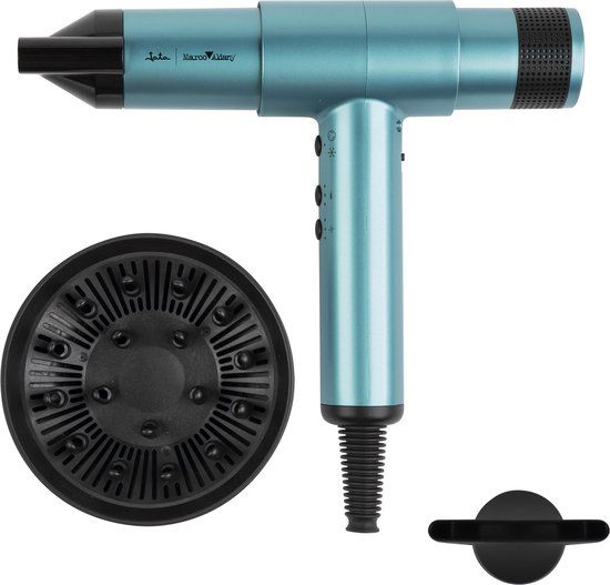 Jata JBSC5577 Haardroger 2000 W Zwart, Turkoois