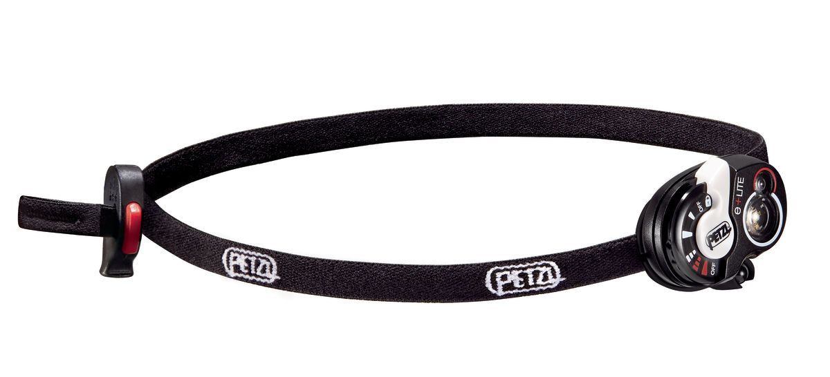 Petzl e+LITE - Zwart/Wit - LED Hoofdlamp - Waterdicht