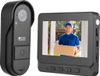 AjieQaQ Video-deurbel met camera en monitor, 4,3-inch IPS-display, draadloos intercomsysteem met 170° groothoeklens, nachtzichtfunctie, foto- en video-opname