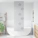 Maison Exclusive - Rideau de douche, dimensions 70x240 cm, largeur du tissu : 66 cm