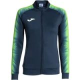 Joma Dames trainingsjack Elite XI Blauw/Marino/Verde Flúor XS