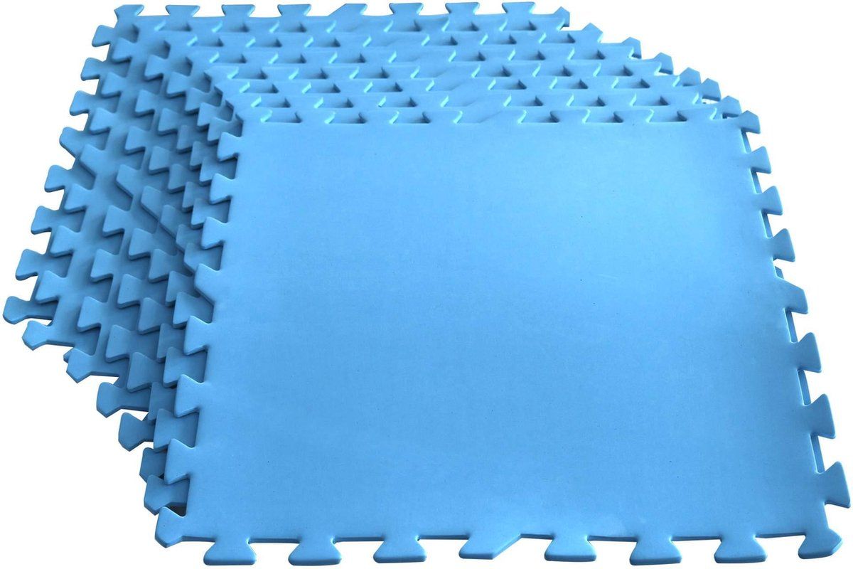 Perfect Zwembadtegels - Beschermmat voor zwembadbodem 50 x 50 cm - Blauw