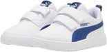 Puma Courtflex V3 V Sneakers Junior Wit Blauw