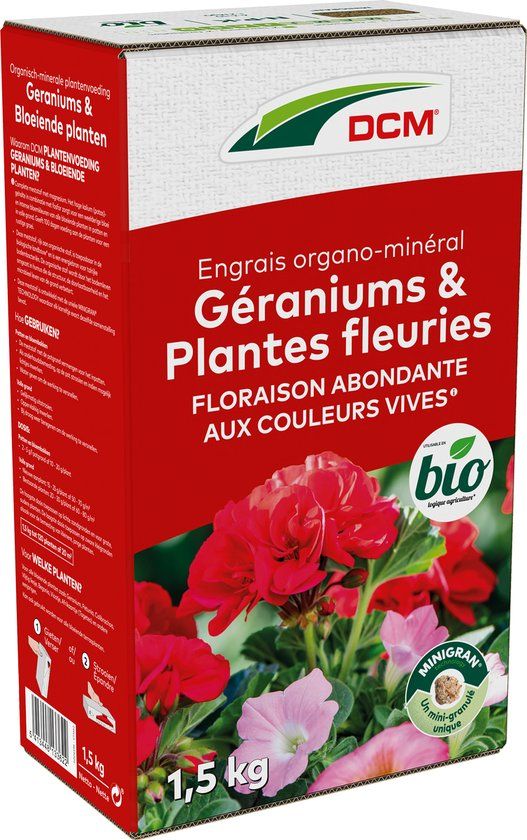 DCM GERANIUM/BLOEIENDE PLANTEN 1,5KG