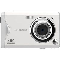 Aiorber Digitale camera, 48 MP, 1080P FHD, 3,0 inch, 16x digitale zoom, wit