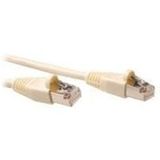 Intronics ACT IB7020 Patchkabel SF/UTP CAT5E | Snagless | RJ45 connectoren | Ivoor | 20 meter