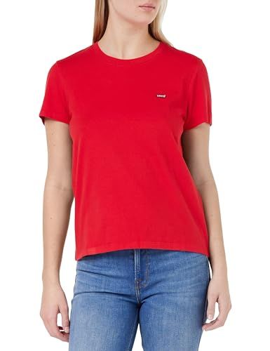 Levi's Perfect Tee T-Shirt dames - Script Red - XXS