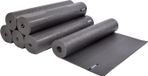 Kawanyo set de 6 tapis de yoga et rouleaux de fascia (173 x 61 x 0,6 cm) - anthracite