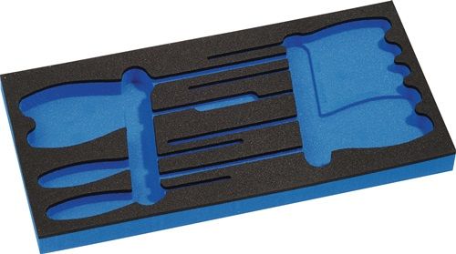 Promat/Tecwerk Gereedschapsmodule | lege inleg 1/3-module | 4000 871 238, 9-delig - 4000871298