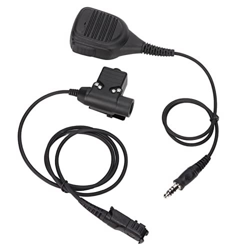 ciciglow Walkie Talkie Handheld Speaker Mic, met U94 PTT & Clip 7.1mm Schouder Microfoon voor Motorola XiR P6600 P6620 DP2400 MTP3250 DEP550 DP2400 MTP3550 MTP3150 Two Way Radio
