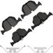 Brembo Kit 4 Plaquettes Arrière Pour Bmw 3/5/7er X3/x5 Z4/z8 1994-2012 34216761251