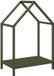 vidaXL Brandhoutrek 40x25x60 cm koudgewalst staal olijfgroen