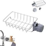 OEM Spoelbakorganizer - Opbergorganizer - Keukenhanddoekhouder - Keukenorganizer - Opberg- en organisatieoplossing - Borstel- en sponshouder voor spoelbak - Keukenmengkraan - Zeepdispenser - Afdruiprek - Badkamer - Spoelbakopbergrek - Staa