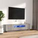 Prolenta Maison Exclusive - Set van 2 TV-meubels met LED-verlichting, grijs sonoma, composiethout