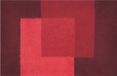 Spirella Crossover Badmat - Absorberend Badkamermat in Rood - Antislip Badkamer Mat - 55 x 65 cm