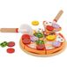 LUPILU® Ensemble d'aliments en bois (pizza)