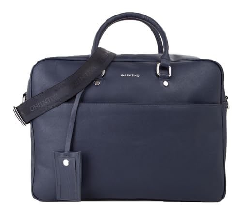VALENTINO Marnier Business Bag Blu donkerblauw laptoptas