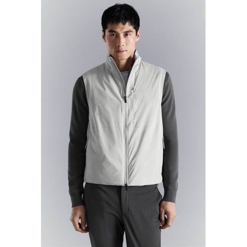 Mango Man bodywarmer lichtgrijs