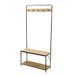 Urban Living - Kapstok Staand - Schoenenrek - Wandkapstok - 170 cm