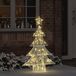 VidaXL Kerstboom 100 led's warmwit 120 cm acryl