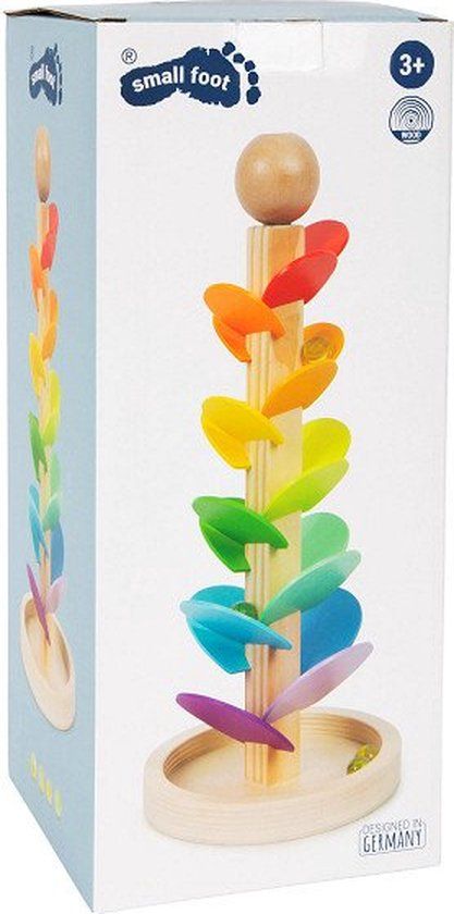 Small Foot - Houten Knikkerbaan met Geluiden - 9 delig - Vanaf 3 jaar