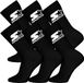 STARTER Crew Socks - 6-pack - Zwart - Maat 39/42