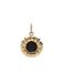 Lucardi Dames Stalen goldplated bedel zonnebloem - Hanger - Staal - Goudkleurig