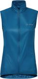 Matera VAUDE Matera Air Vest, fietsvest, dames fiets-sportvest, winddicht, slim fit, shore blue, maat 34