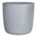 Scheurich Linetto 47, plantenbak/plantenbak, rond, kleur: Stony Grey, gemaakt van gerecycled kunststof, 10 jaar garantie, voor buiten