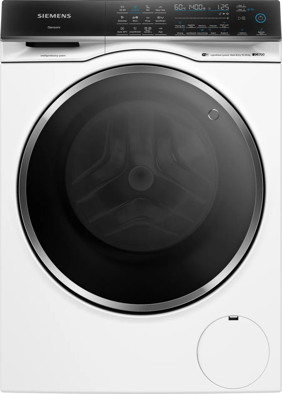 Siemens WN54C2A0EU iQ700 Was-droogcombinatie - 10.5/6 kg - Wit