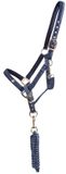 QHP Halster Set Lily Donkerblauw Polyester Full