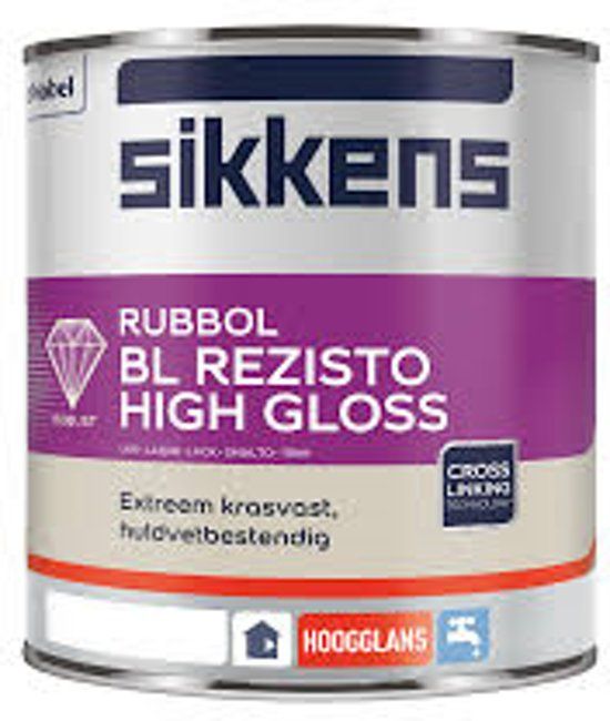 Sikkens Rubbol BL Rezisto High-Gloss RAL9010 Gebroken wit 1 Liter