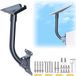 Starlink Gen 3 Support - Ensemble de montage réglable - Stabiliser la connexion Internet - Alliage d'aluminium étanche - 11,5 cm de profondeur - Gris