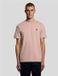 Lyle & Scott T-shirt Honeycomb Roze - Maat XL - Heren