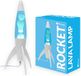 Fisura Rocket lavalamp wit met witte lava