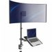 VIVO Laptop en 13 tot 32 inch LCD-monitor Stand up Desk Mount, extra hoge verstelbare standaard, geschikt voor laptops tot 17" (STAND-V012C)