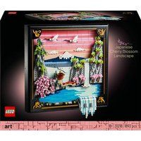 LEGO® Art Landschap met Japanse Kersenbloesems Wanddecoratie - 31218
