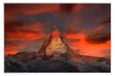 Bild Chauffage infrarouge, 600W, 90,5 x 50,5 cm, couleur : rouge crépusculaire
