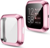 By Qubix Qubix - Soft TPU Case for Fitbit Versa 2 (Full Protection) - Pink