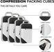 Sacs d'emballage, Organisateurs de bagages de voyage, Sacs d'articles de toilette imperméables pour vêtements, chaussures, cosmétiques - 5 pièces
