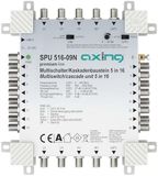 Axing SPU 516-09N multischakelaar 16 deelnemers cascadeerbaar SAT actief Quad LNB geschikt kabel TV energiebesparende schakeling