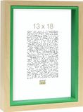Deknudt Frames fotolijst S40BH8 - 13x18 cm - naturel/groen