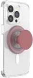 PopSockets: PopGrip Round voor MagSafe - Adapterring voor MagSafe Inbegrepen - Uittrekbare Greep en Standaard voor Smartphones en Hoesjes met een Verwisselbare Top - PopOut Basic Clay