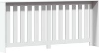 VidaXL Radiatorafdekking wit 175 x 20 x 82 cm bewerkt hout