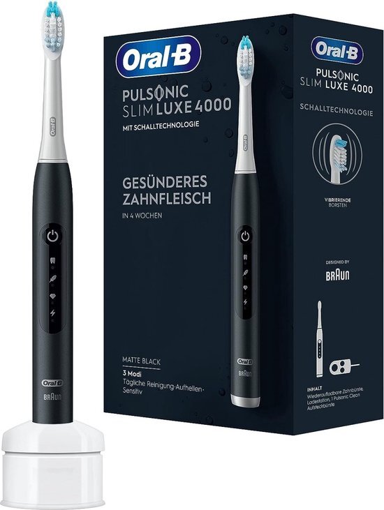 Oral-B Speciale Editie Genius X Oplaadbare Elektrische Tandenborstel Powered By Braun, 1 Premium Zwart Handvat Met Artificiële Intelligentie, 1 Opzetborstel, 1 Oplader