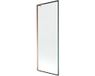 Mexen Next L paroi de douche 1 porte 70 x 150 , cadre noir, or rose
